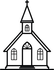 church icon vector illustration