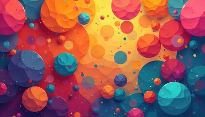 Interlocking circles create a seamless design, decor, circles