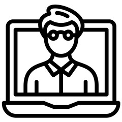 Professor Male Icon