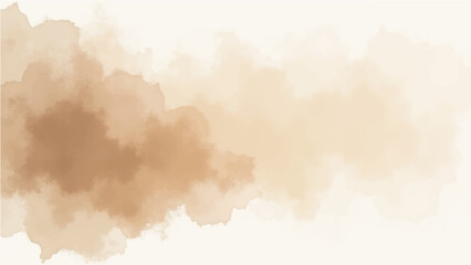  Abstract Light dusty soft pastel color shade. Brown sepia beige nude gray white watercolor pattern. Elegant art background. Paper brush stain splash. Blank template design.