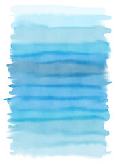 Abstract hand painted watercolour background with ocean themed colours 