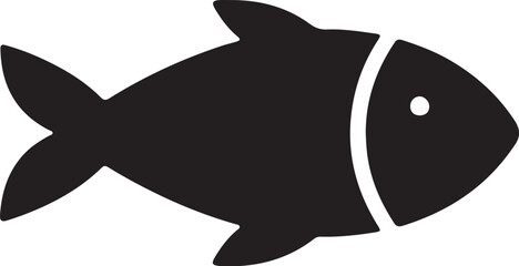 Obraz premium fish simple icon. Vector ICON all icon Viktor