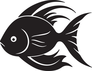 fish simple icon. Vector ICON all icon Viktor