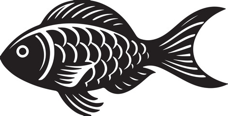  fish simple icon. Vector ICON all icon Viktor
