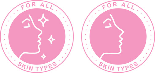 Skin friendly labels stickers badges 