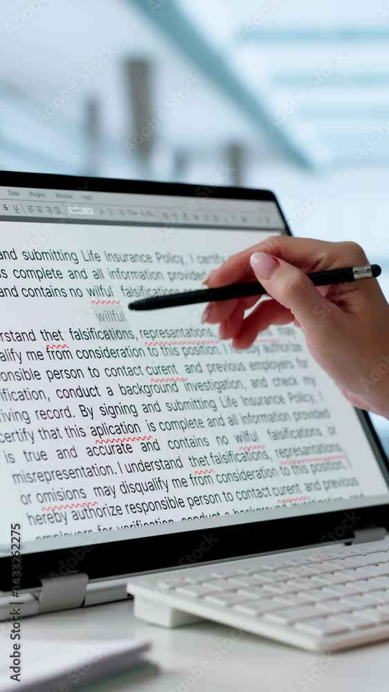 Poster Script Proofread And Sentence Grammar Spell Check