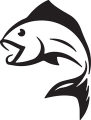 fish   simple icon. Vector ICON all icon Viktor