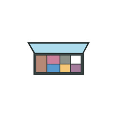 Cosmetic Make Up Icon Flat Design