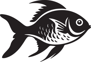 fish   simple icon. Vector ICON all icon Viktor