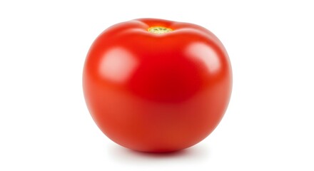 Vibrant Tomato: Capturing the essence of freshness, a perfectly ripe tomato stands out, offering a visual feast. A close-up shot.