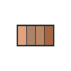 Cosmetic Make Up Icon Flat Design