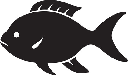fish   simple icon. Vector ICON all icon Viktor