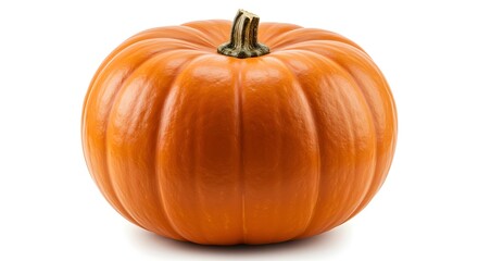 Pumpkin: A vibrant, freshly harvested pumpkin, perfect for autumn festivities. The image highlights the pumpkin's natural beauty, ideal for fall celebrations. 