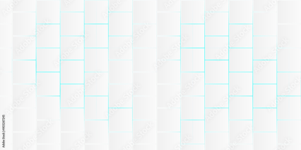 Poster white abstract tile pattern background, minimal geometric design. soft grid lines texture, light geo
