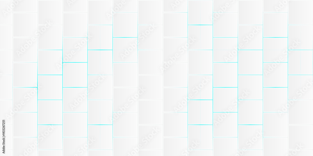 Poster white abstract tile pattern background, minimal geometric design. soft grid lines texture, light geo