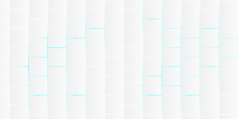 White Abstract Tile Pattern Background, Minimal Geometric Design. Soft Grid Lines Texture, Light Geometric Abstract Background.