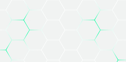 Abstract Hexagon white background. blue light and shadow. Abstract background design with white hexagon and blue light. Abstract. Hexagon. Vector. abstract hexagon blue background. 