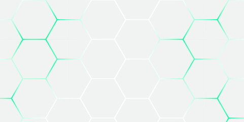 Abstract Hexagon white background. blue light and shadow. Abstract background design with white hexagon and blue light. Abstract. Hexagon. Vector. abstract hexagon blue background. 