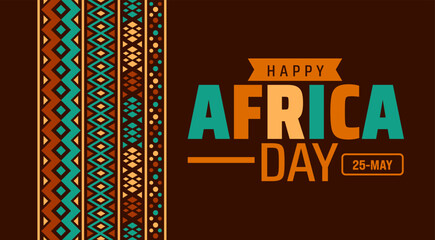 Happy Africa Day background, banner or poster design template. Celebrate unity and culture on May 25th. Africa Day design. © Neelrong
