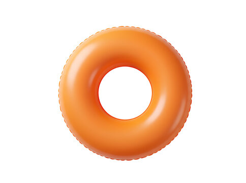 round orange pool float png. orange pool float inflatable top view flat lay isolated. inflatable float for summertime activities and fun png. orange pool float png
