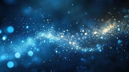 Fototapeta premium Abstract Digital Particles Flowing