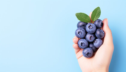 handful of blueberries