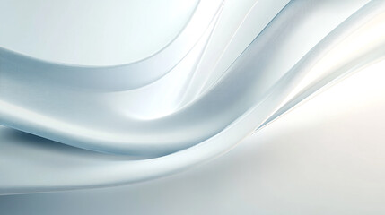 青の美しい曲線　ビジネス背景イラスト　generative ai
