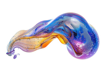 Soap Bubble Airy Abstract Background