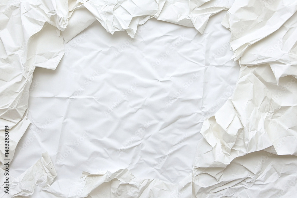 Aufkleber crumpled and torn paper textures creating an aged and chaotic effect for backgrounds or artistic com