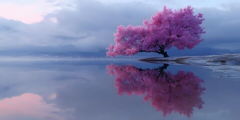 Fototapeta premium High definition natural scenery pictures of lake water