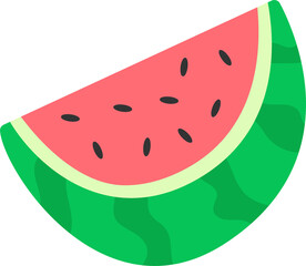 Simple watermelon fruit illustration