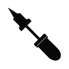 Screwdriver Silhouette Industrial Tool Icon