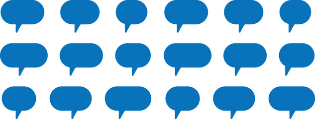 Speech Bubble set. Talk bubble. Speech bubble comic buttons for web design. Speech bubble collection. Chat vector icon. Talk bubble speech icon. Empty bubbles vector design element. Speech bubble set 