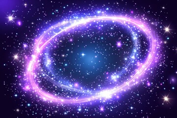 Cosmic Oval Glow