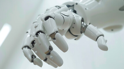 A robotic arm in an AI powered research facility, assembling precision parts for robots used in scientific data collection in extreme environments, Science-tech style
