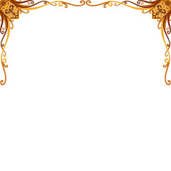 unique Dayak ethnic frame