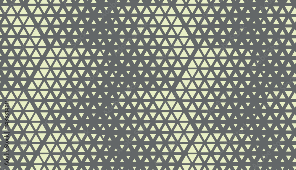 Poster Abstract geometric pattern. A seamless vector background. Gray and beige ornament. Graphic modern pattern. Simple lattice graphic design