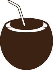 vector illustration of chocolate drink