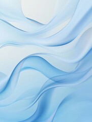 Soft abstract blue waves background design

