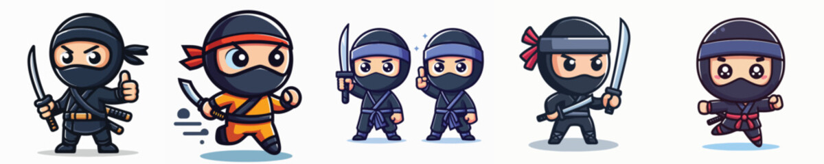 vector of a ninja