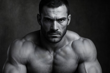 Fototapeta premium handsome muscular man