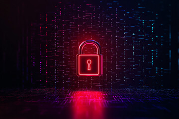 High-quality red overlay blank template for crypto rejection alerts. Featuring dark blue, purple & neon gradients, cinematic 4K/8K realism, LED lights, and futuristic locks. Perfect for security warni
