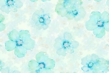 blue floral background
