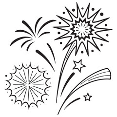 line sparkle vector set, comic style decorative lines, burst effects, and dynamic radial patterns in black for 
enhancing illustrations, comics, and graphic designs