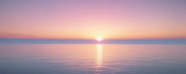 Fototapeta premium Blurred pastel pink, blue, yellow hues Soft, ethereal gradient resembling a sunset , image, yellow
