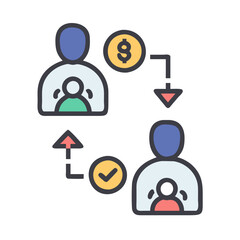Value Exchange Illustration: User Contribution, Payment, and Feedback