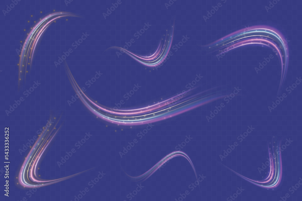 Poster speed connection vector background. a large set of low-poly designs made of thin lines in the form o
