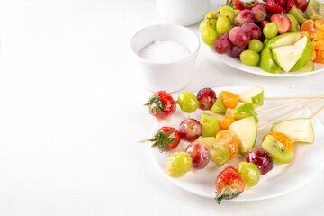 Traditional Chinese sweet street food recipe Tanghulu