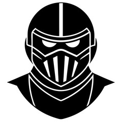 black and white shield