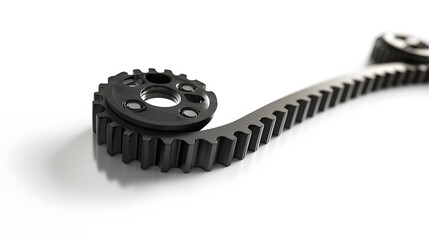 Timing Belt Gears with Engine Part.